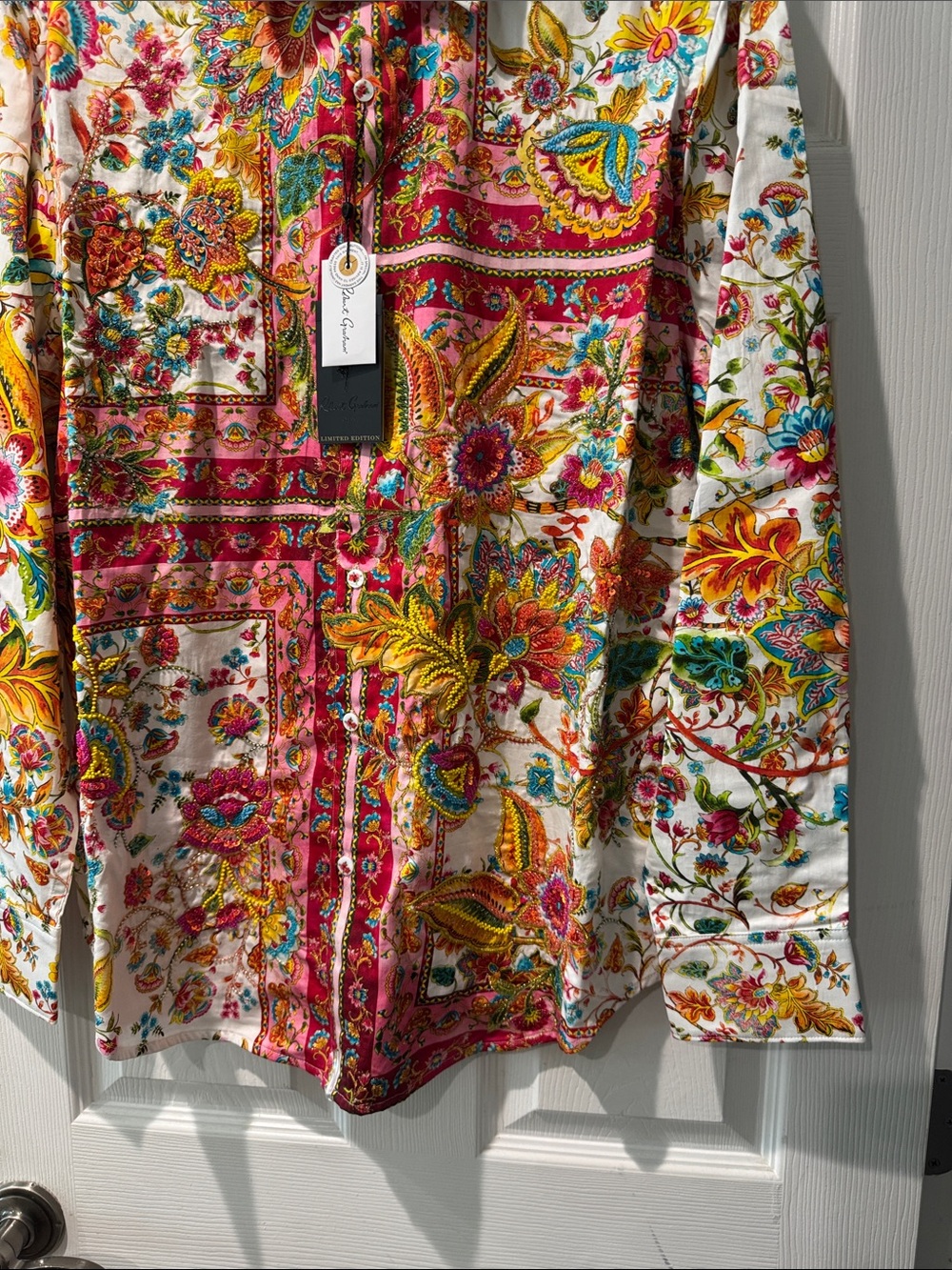 Robert Graham Limited Edition "Giverny Flowers" Shirt - Picture 5 of 14